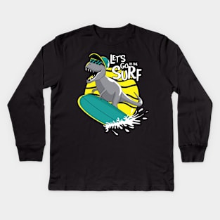 Let's Go To The Surf Kids Long Sleeve T-Shirt